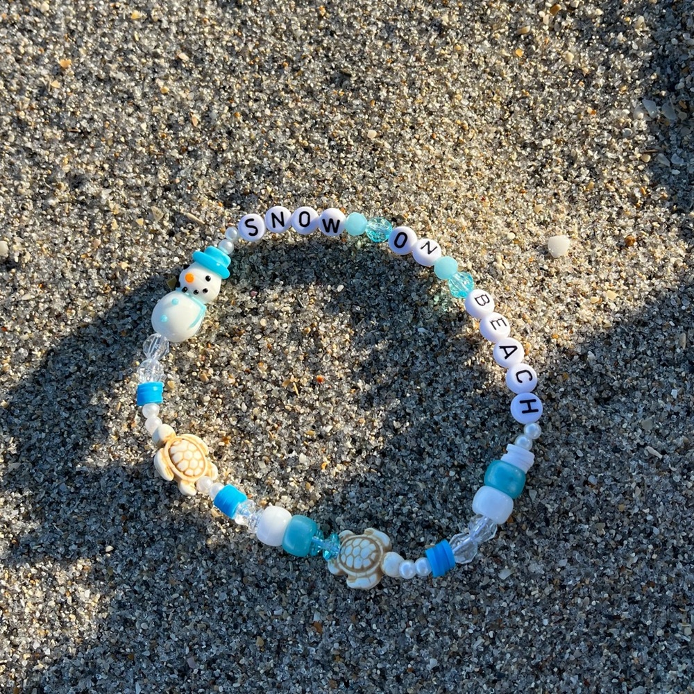 TAYLOR SWIFT anklet *Snow On The Beach*